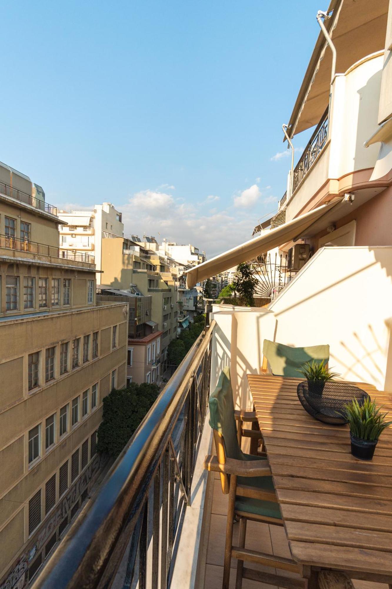 公寓 6th Floor Balcony Acropolis 雅典